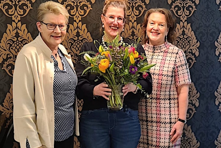 v.l.: Susanne Faber, Ann-Kathrin Butscher und Dominique Bouquet